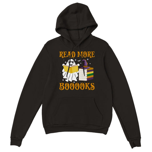 Halloween Teacher | Hoodie Read More Books Spooky Ghost Teams