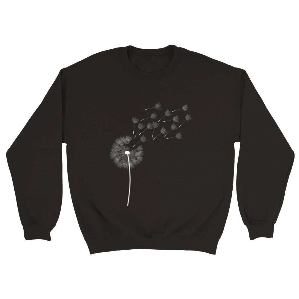 Inspirational Sweatshirt, Dandelion Sweatshirt, Windflower Sweatshirt, Meditation Gift, Yoga Sweatshirt, Boho Windflower Sweatshirt