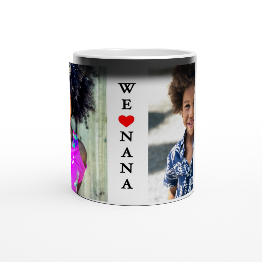 We Love Nana Heat Mug