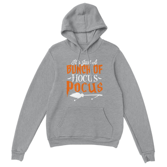 Just a Bunch of Hocus Pocus Hoodie Halloween hoodie hocus pocus hoodie Unisex Heather ash gray