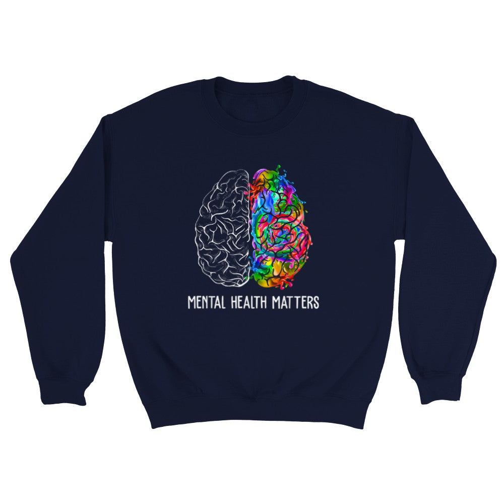 Mental Health Sweatshirt, Mental Health Matters, Plant Lovers Gift, Gardening Gift, Flower Sweatshirt, Floral Brain, Mental Health Awareness