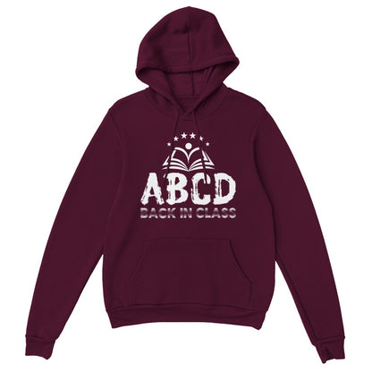 Rock And Roll Hoodie, ABCD Back In Class Hoodie, Music Teacher Hoodie, Funny Teacher Hoodie, Cool Teacher Hoodie, Unisex School Tops