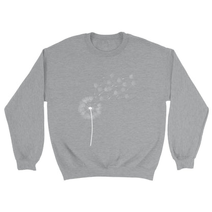 Inspirational Sweatshirt, Dandelion Sweatshirt, Windflower Sweatshirt, Meditation Gift, Yoga Sweatshirt, Boho Windflower Sweatshirt