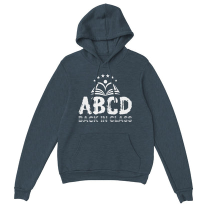 Rock And Roll Hoodie, ABCD Back In Class Hoodie, Music Teacher Hoodie, Funny Teacher Hoodie, Cool Teacher Hoodie, Unisex School Tops